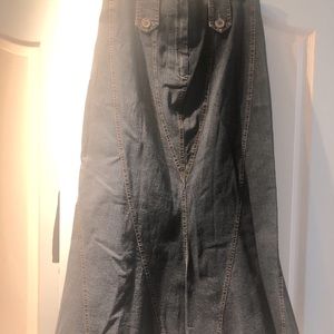 Denim  long skirt size 40 , size 8-10 USA